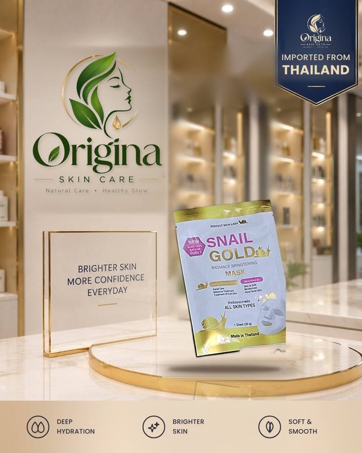 Perfect Skin Lady Snail Gold Radiance Brightening Mask