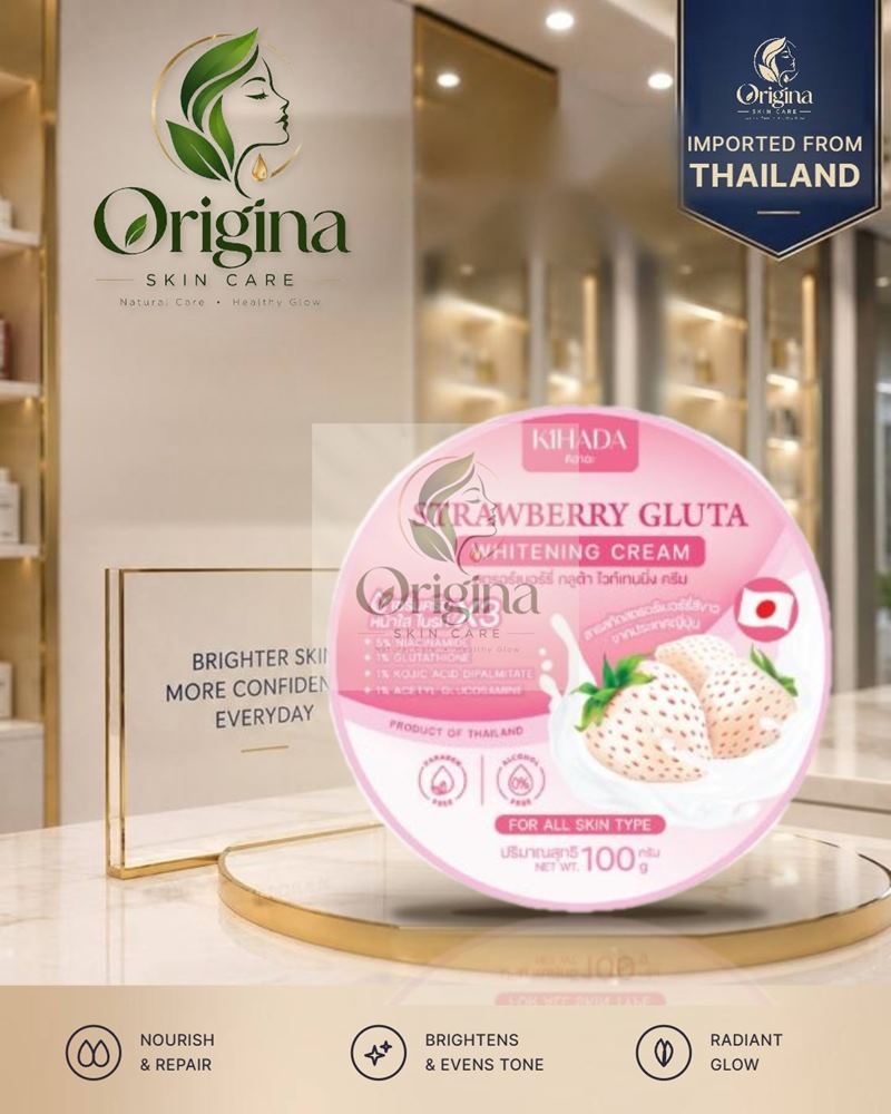 KHADA Strawberry Gluta Whitening Cream